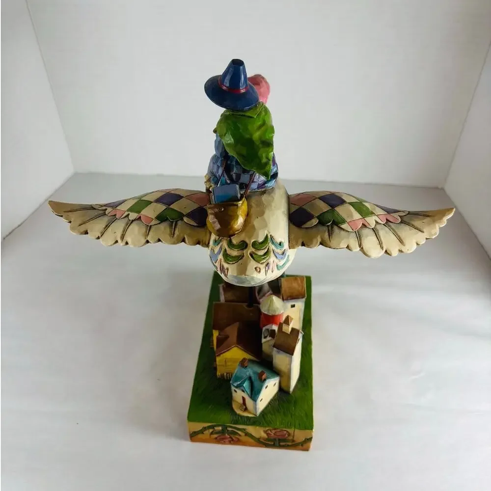 Jim Shore Heartwood Creek Rhyme Time Mother Goose Flying Goose Figurine 4007015